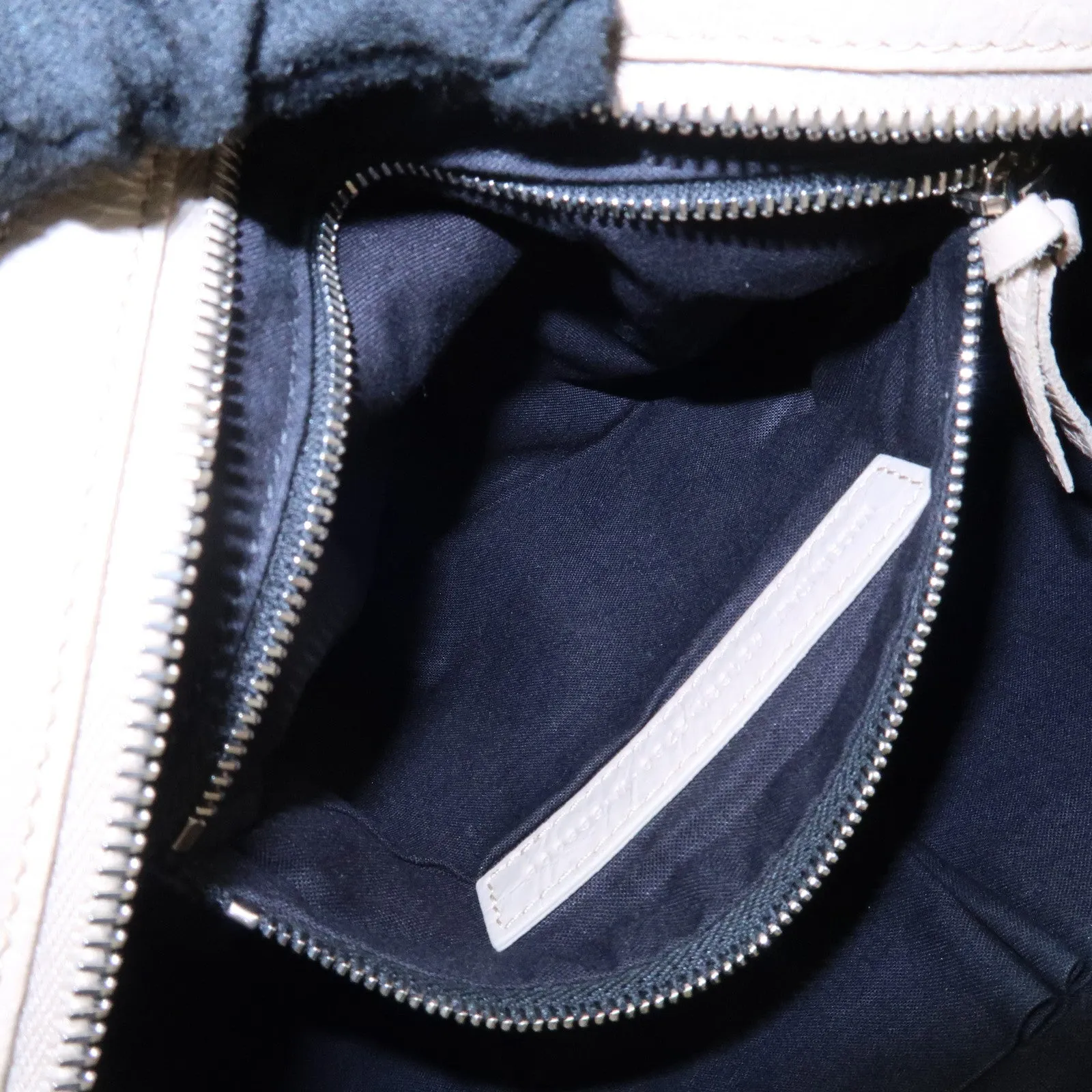 BALENCIAGA Classic City Leather 2Way Hand Bag White 431621 Used