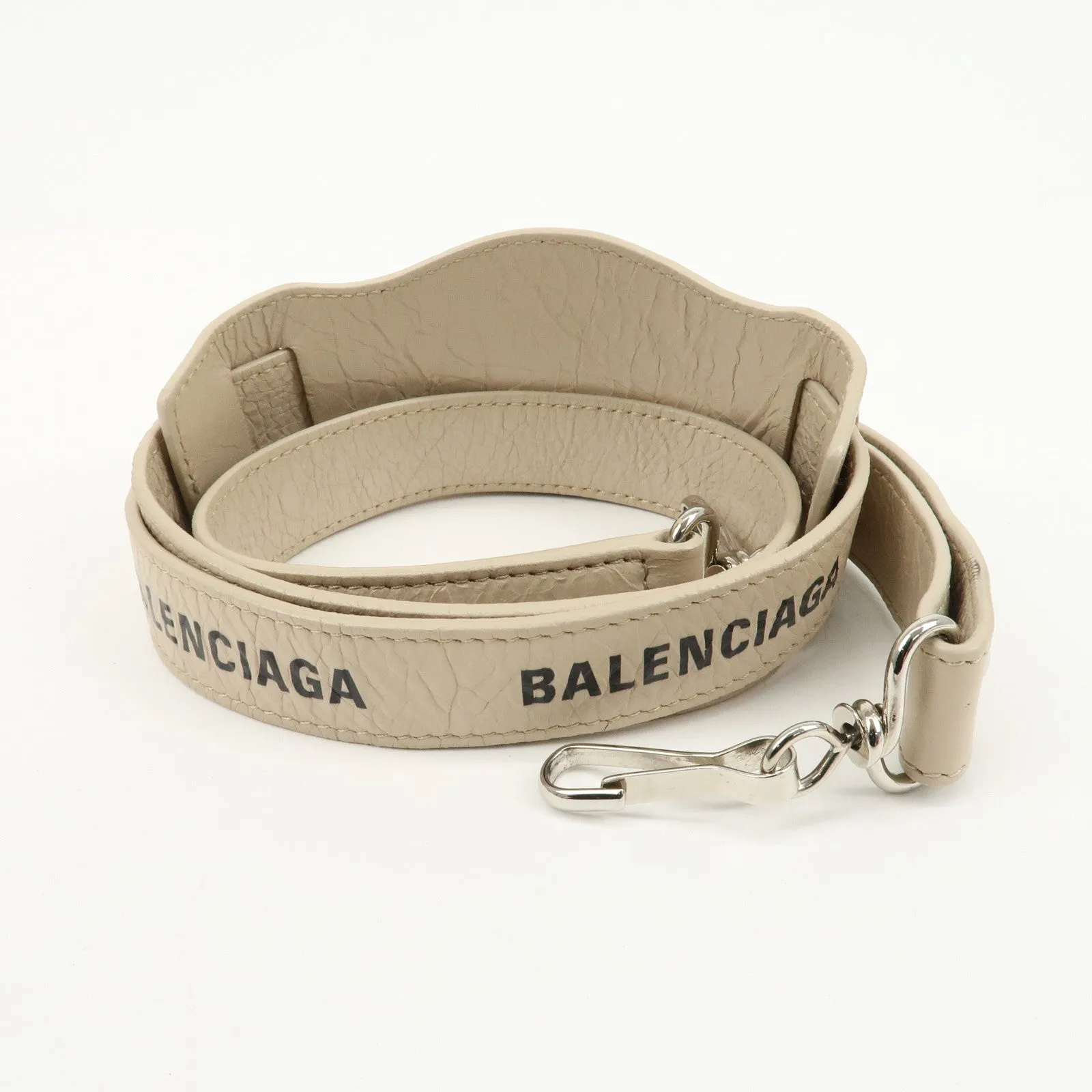 BALENCIAGA Classic City Leather 2Way Hand Bag White 431621 Used