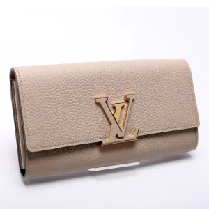 Capucines Wallet Large Plain