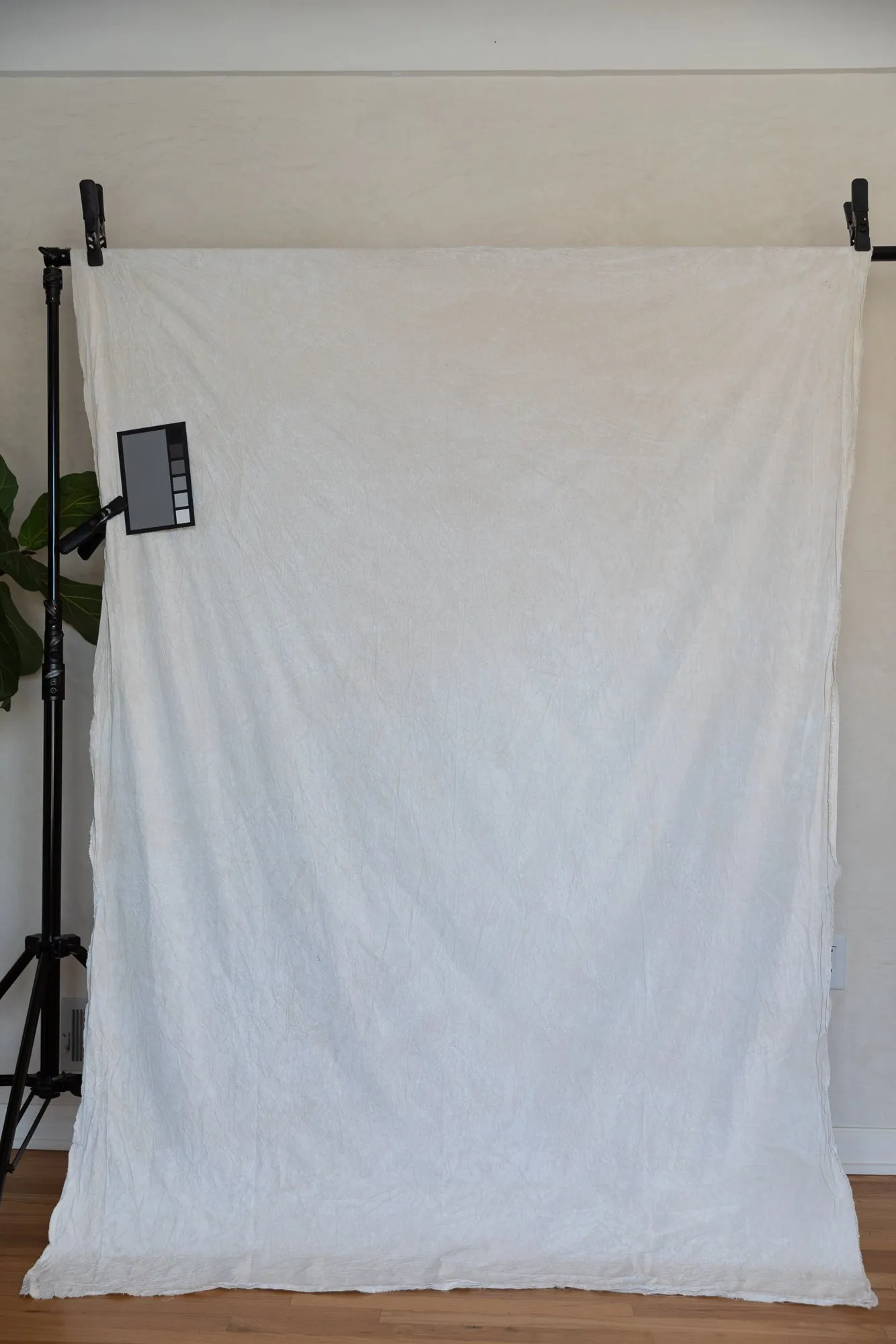 Duo Backdrop in a Bag // 2 Weathered 5'x7' Hand Painted Muslin Backdrops