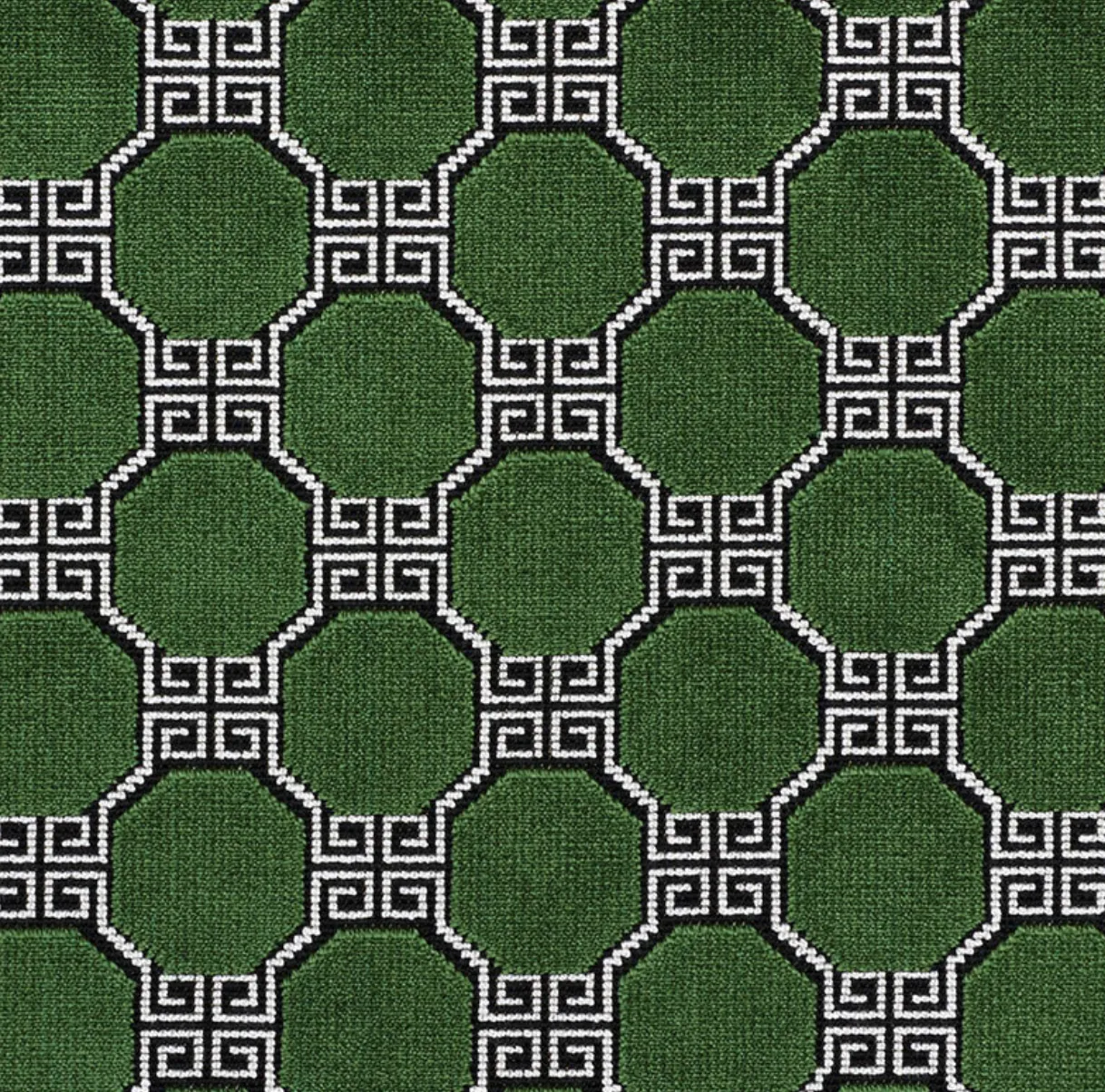 Emerald Velvet Geometric Purse
