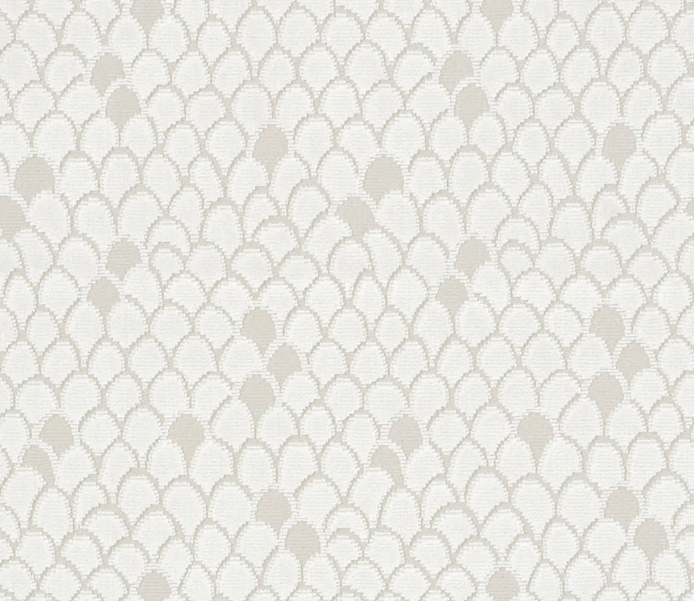 Frost White Scaled Velvet Purse