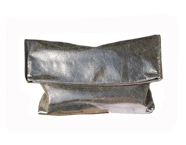 Olivia Clutch Silver Sparkle