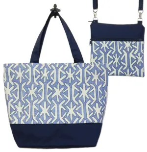 Star in Navy | Navy Nylon | Tote Bag Set