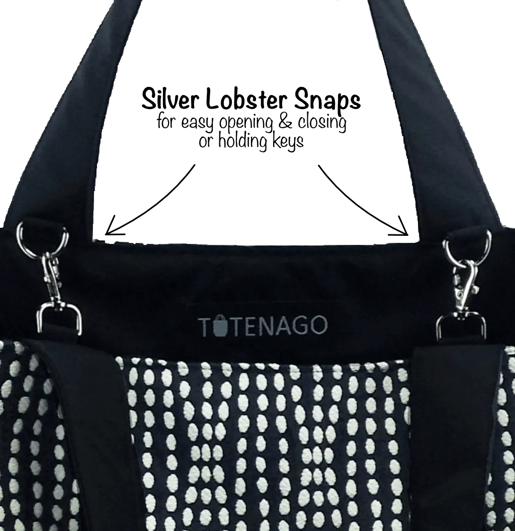 Star in Navy | Navy Nylon | Tote Bag Set