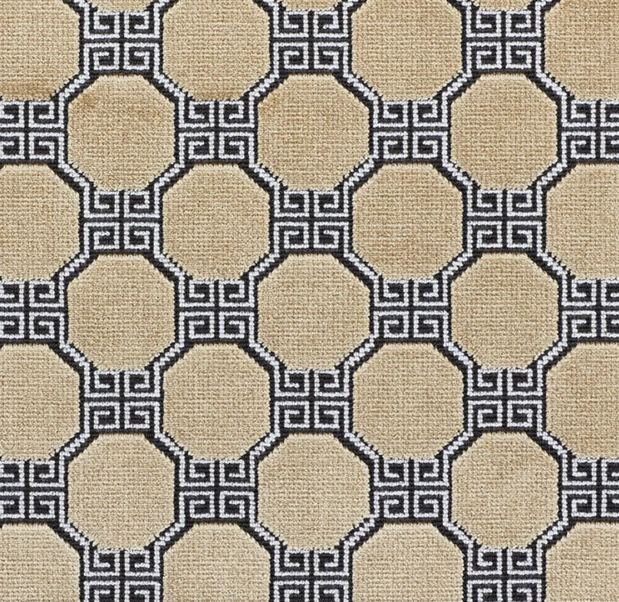 Taupe Velvet Geometric Purse
