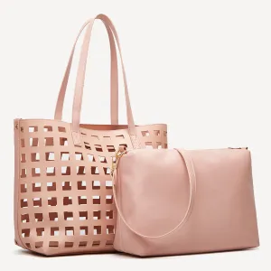 Tote For Women Hollow Out Shape Large Capacity Bag Set