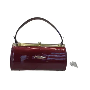 Vernika Glossy Vintage Barrel Clutch